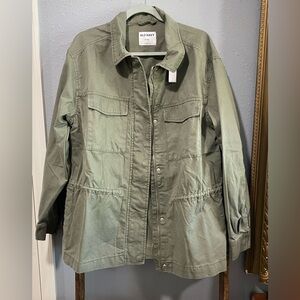 NWT OLD NAVY Cinched-Waist Utility Jacket